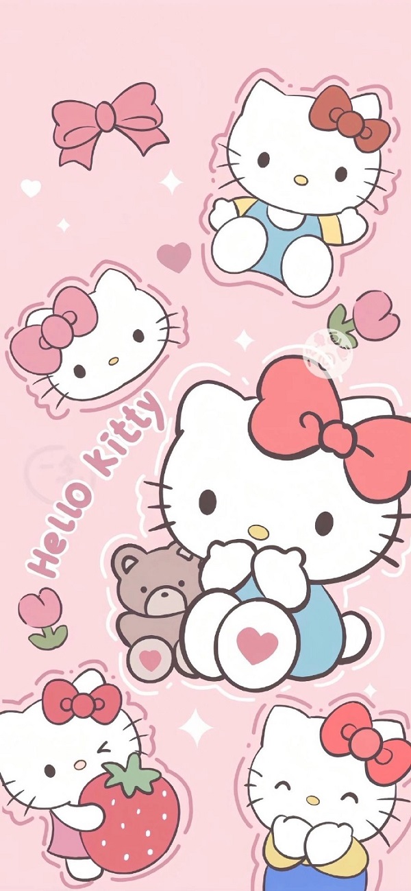 Hình nền Hello Kitty đáng yêu 9