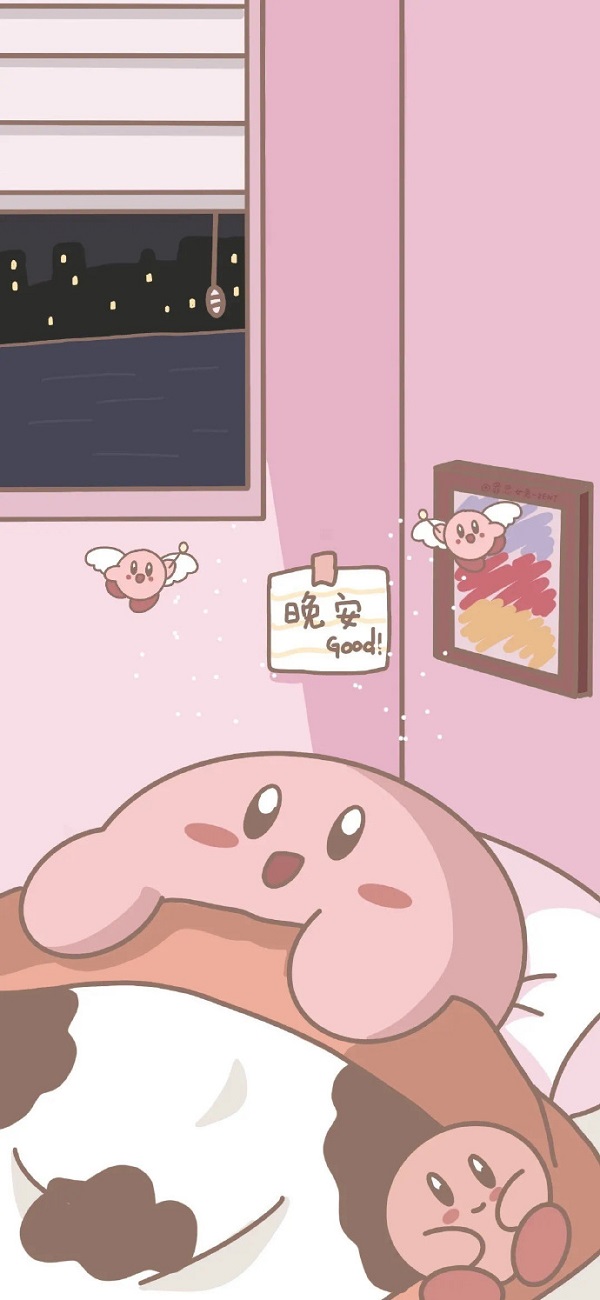 Hình nền Kirby cute, dễ thương 2