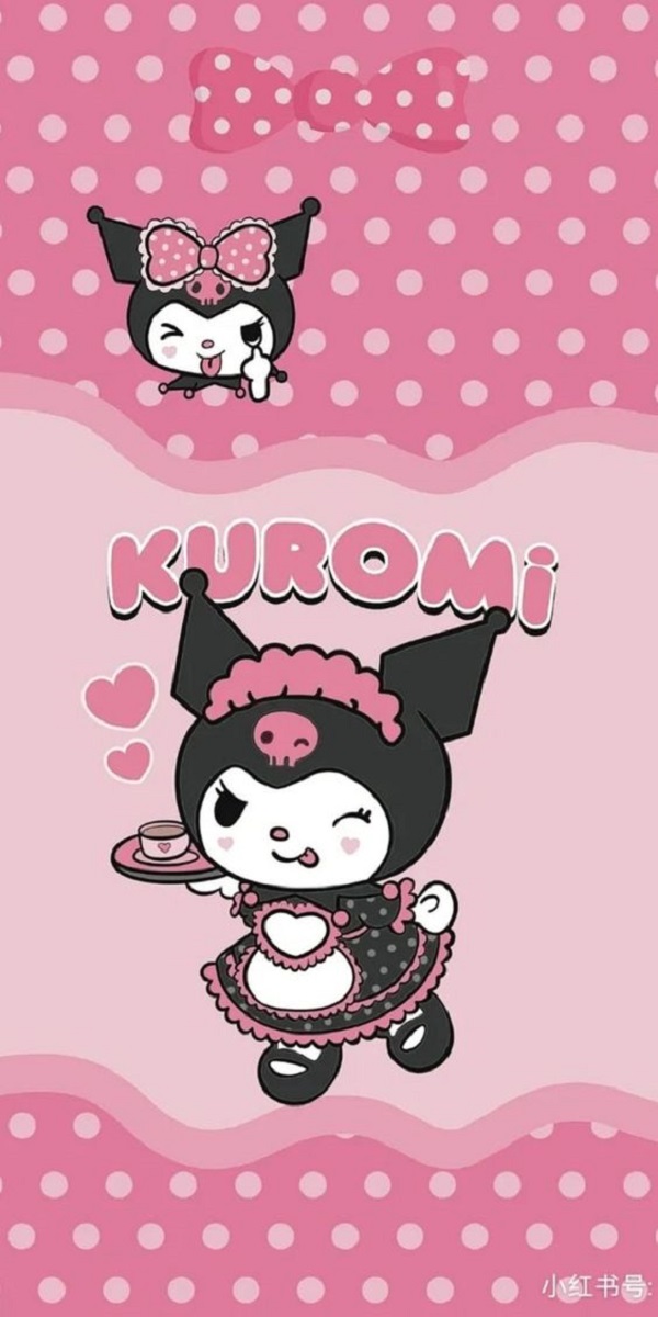 Hình nền Kuromi cute cho điện thoại 15