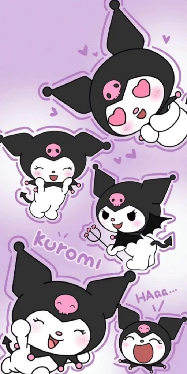 Hình nền Kuromi cute cho điện thoại 12