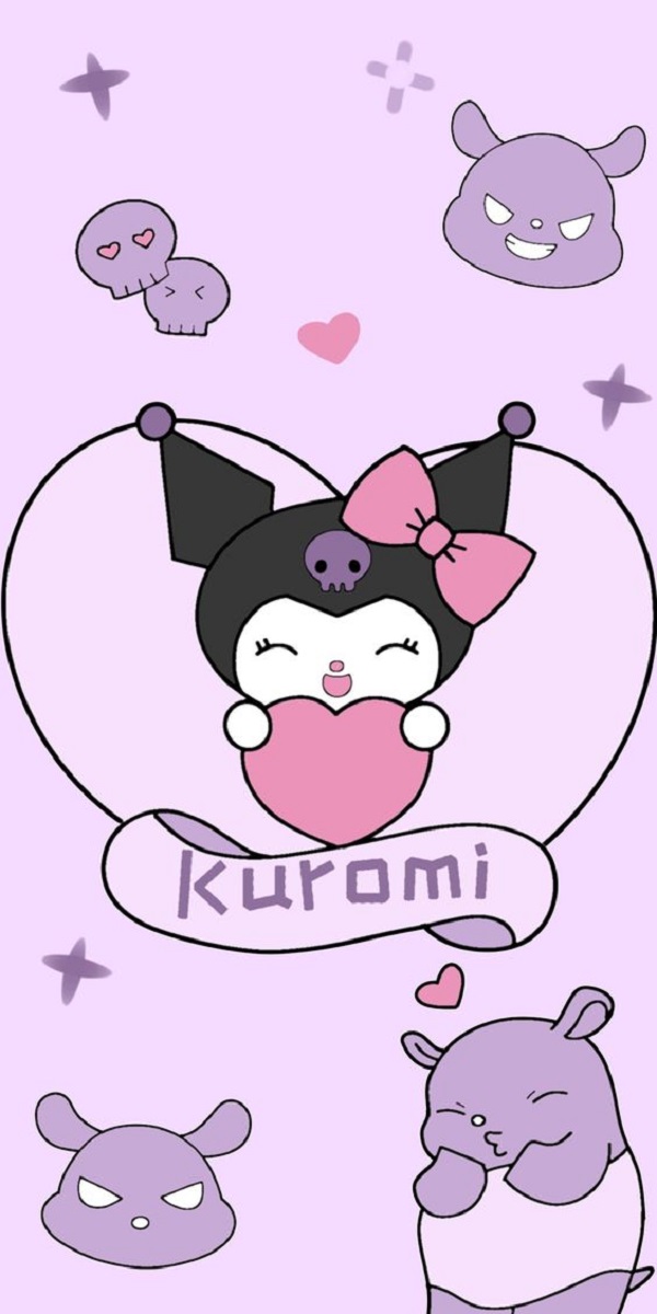 Hình nền Kuromi cute nhất 8