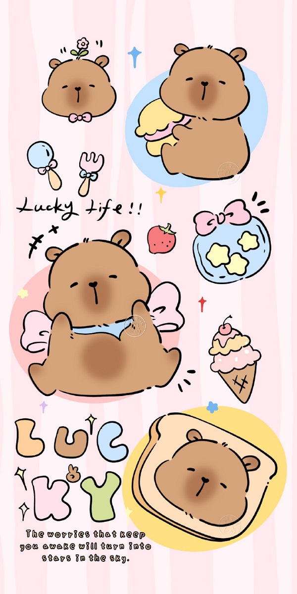 Hình nền Capybara cute mới nhất 13