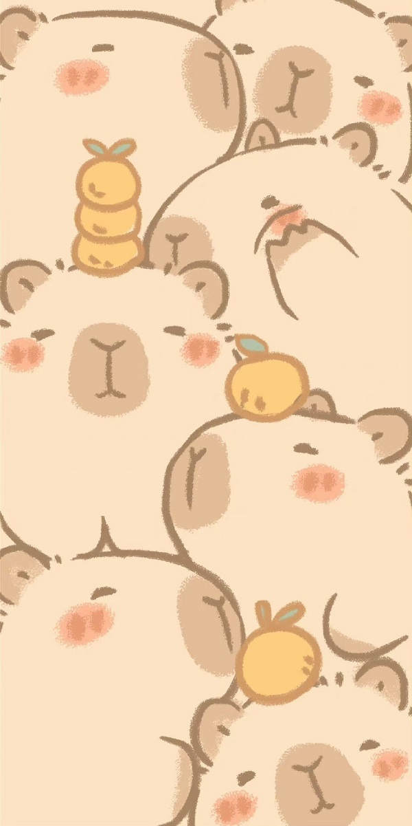 Hình nền Capybara cute mới nhất 9