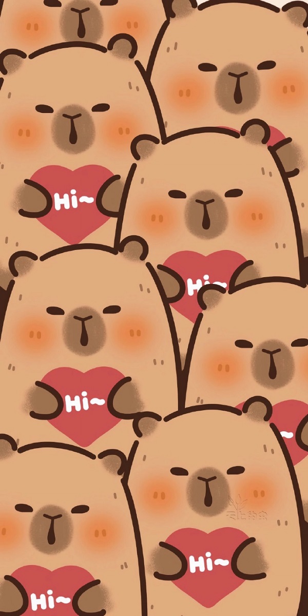 Hình nền Capybara cute mới nhất 4