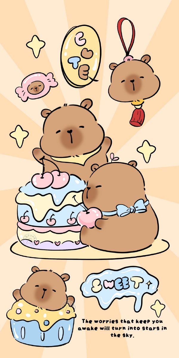 Hình nền Capybara cute mới nhất 19