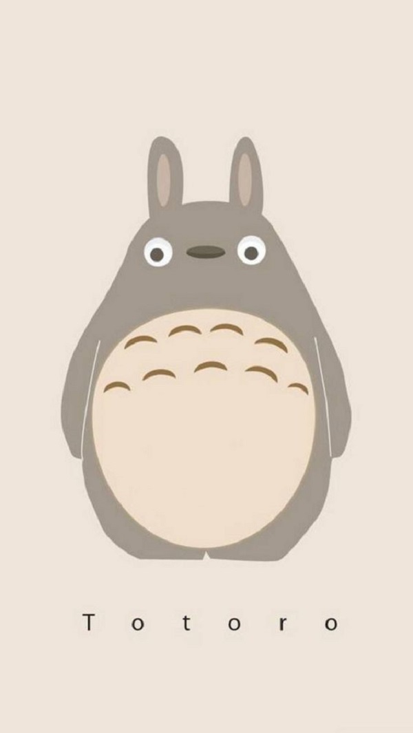 Hình nền Totoro dễ thương cho điện thoại 2