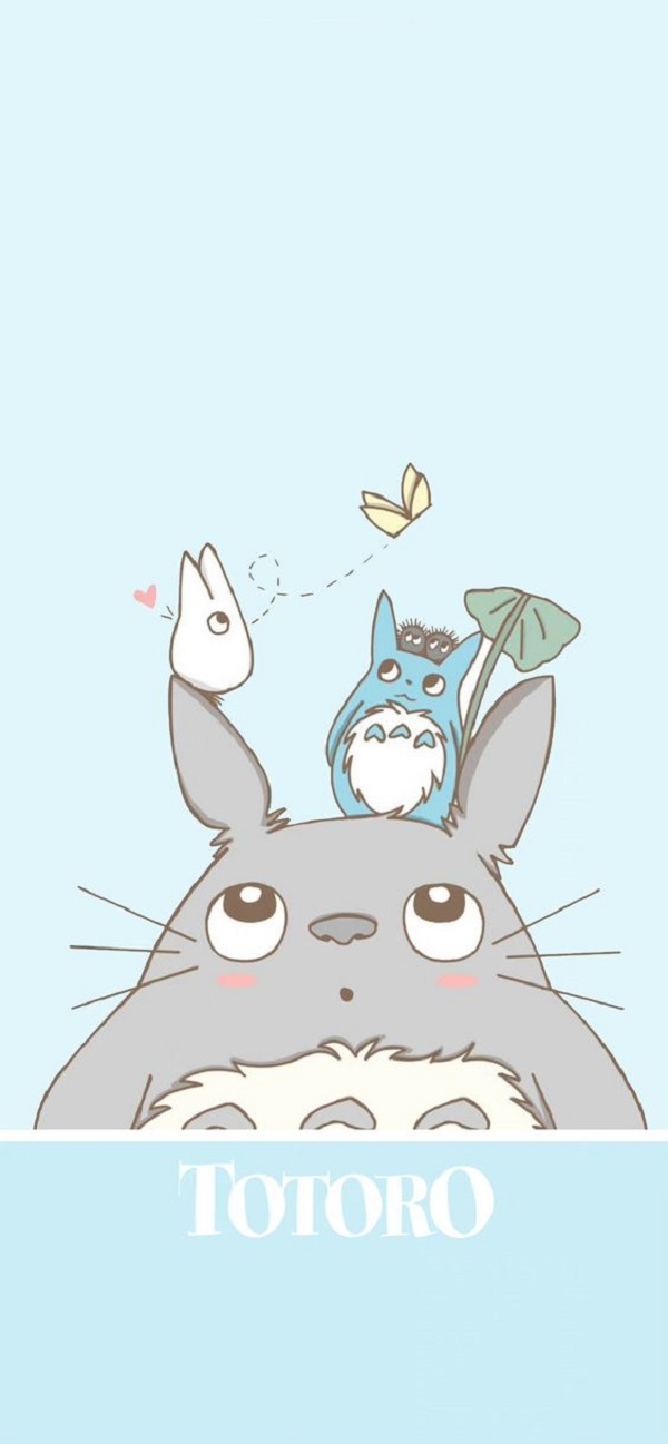 Hình nền Totoro dễ thương cho điện thoại 7