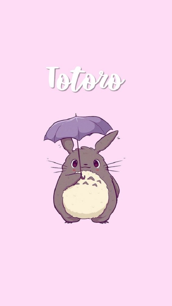 Hình nền Totoro dễ thương cho điện thoại 8