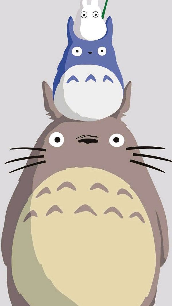 Hình nền Totoro dễ thương cho điện thoại 17