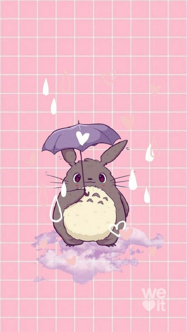 Hình nền Totoro dễ thương cho điện thoại 15