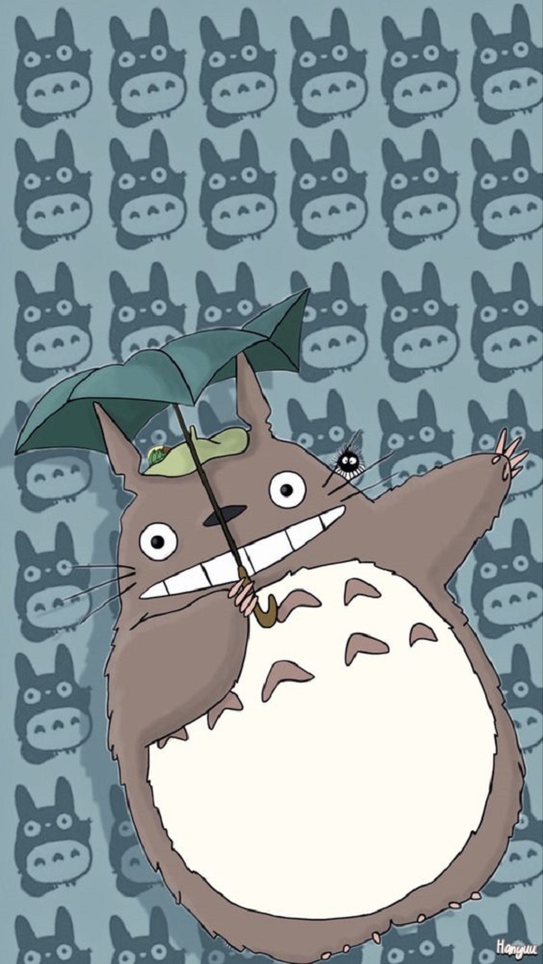 Hình nền Totoro dễ thương cho điện thoại 19