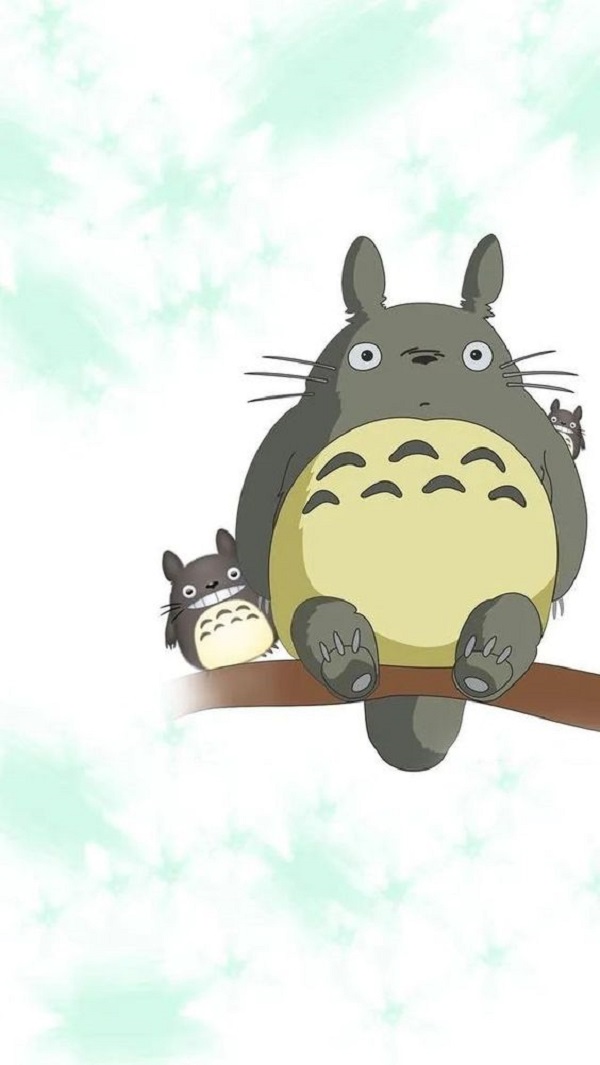 Hình nền Totoro dễ thương cho điện thoại 14