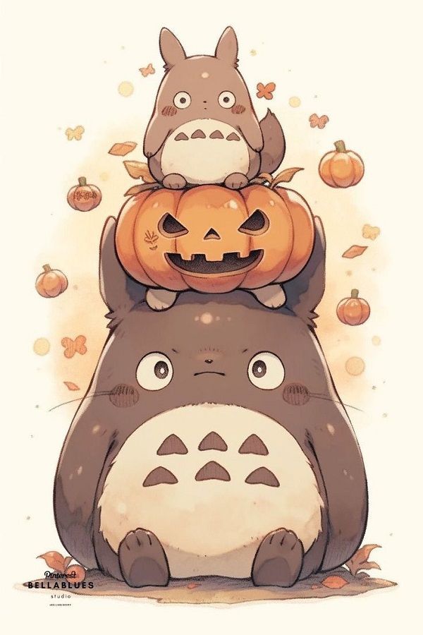 Hình nền Totoro dễ thương mới nhất 12