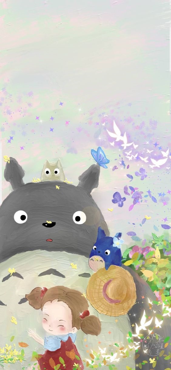 Hình nền Totoro dễ thương mới nhất 13