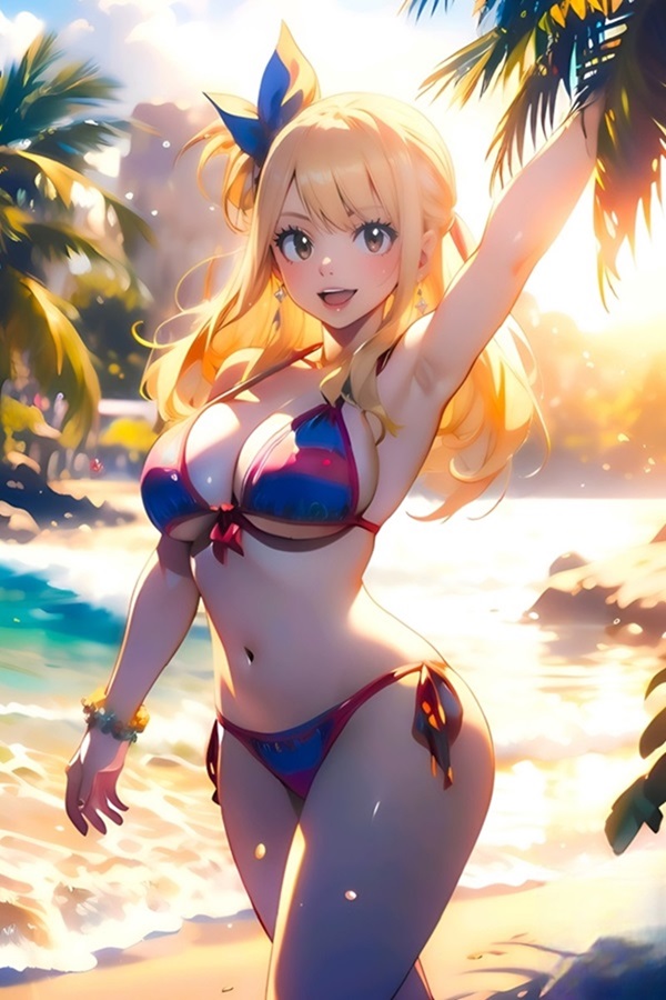 Ảnh Lucy Heartfilia bikini 1