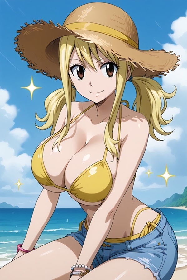 Ảnh Lucy Heartfilia bikini 4