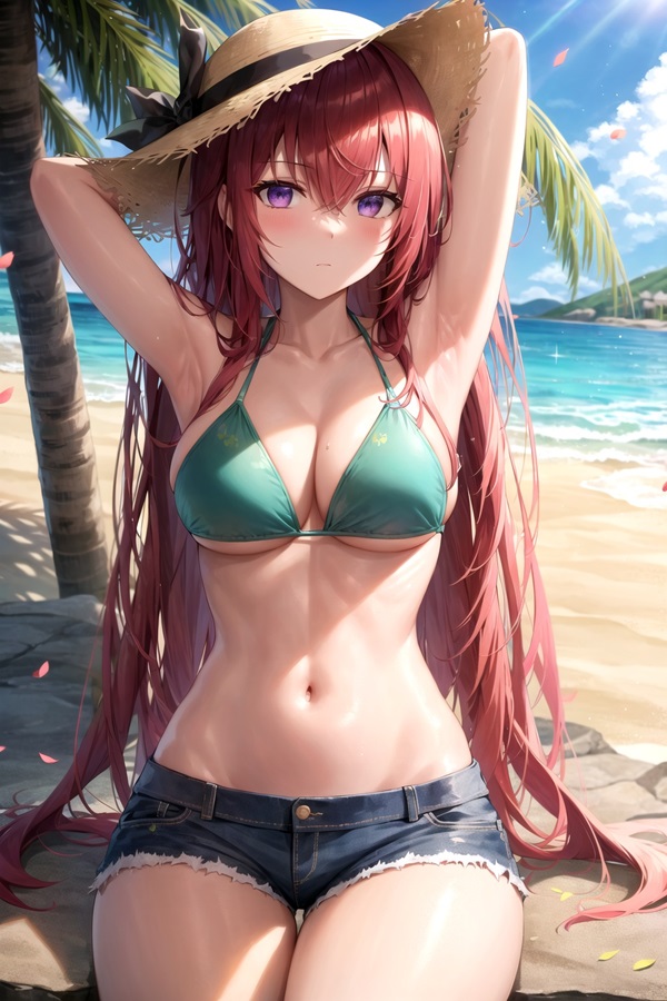 Ảnh Makise Kurisu bikini 1