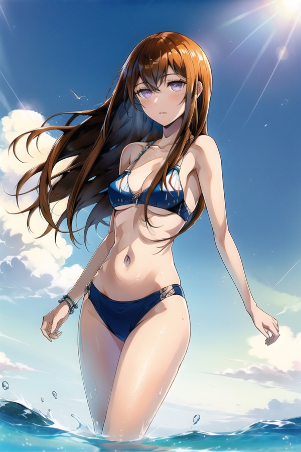 Ảnh Makise Kurisu bikini 10