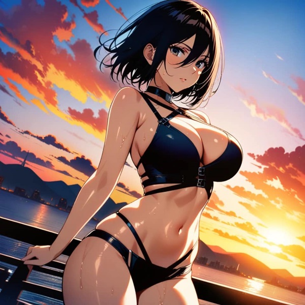 Ảnh Mikasa Ackerman bikini 1