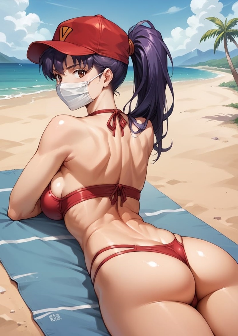 Ảnh Misato Katsuragi bikini 5