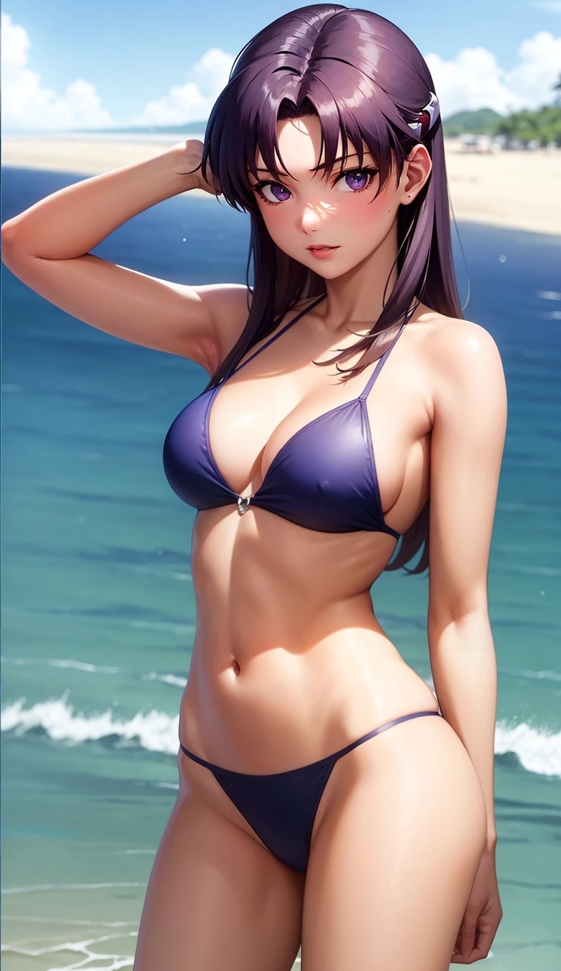 Ảnh Misato Katsuragi bikini 9