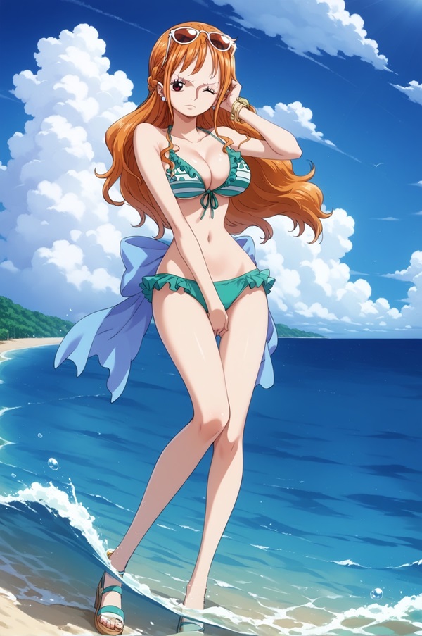 Ảnh Nami hentai bikini 5