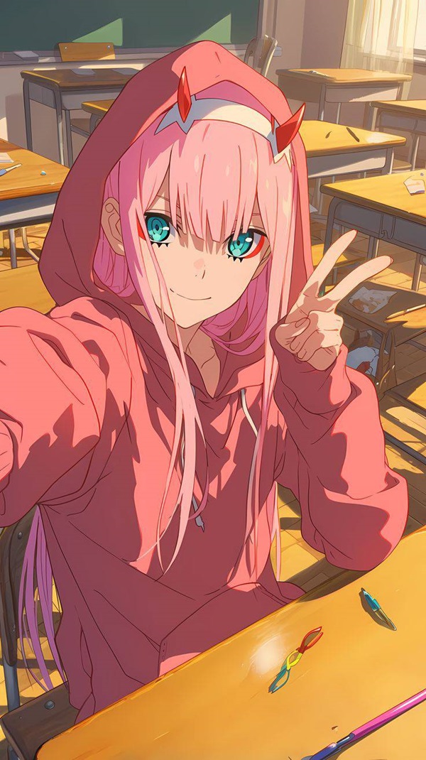 Ảnh Zero Two đáng yêu 1