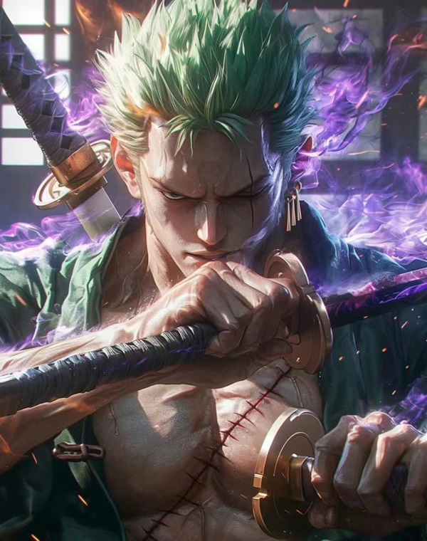 Ảnh zoro ngầu 3D 11