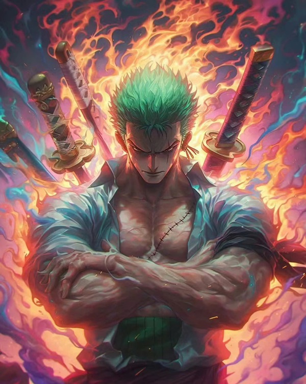 Ảnh zoro ngầu 3D 13