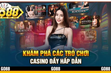 Casino Tại Go88 – Nơi Đặt Cược Uy Tín Hàng Đầu Tại Việt Nam