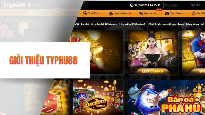 Giới thiệu về cổng game TYPHU88